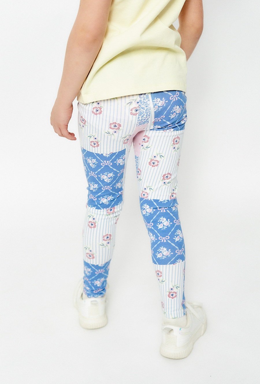 Legginsy - patchworkowy nadruk