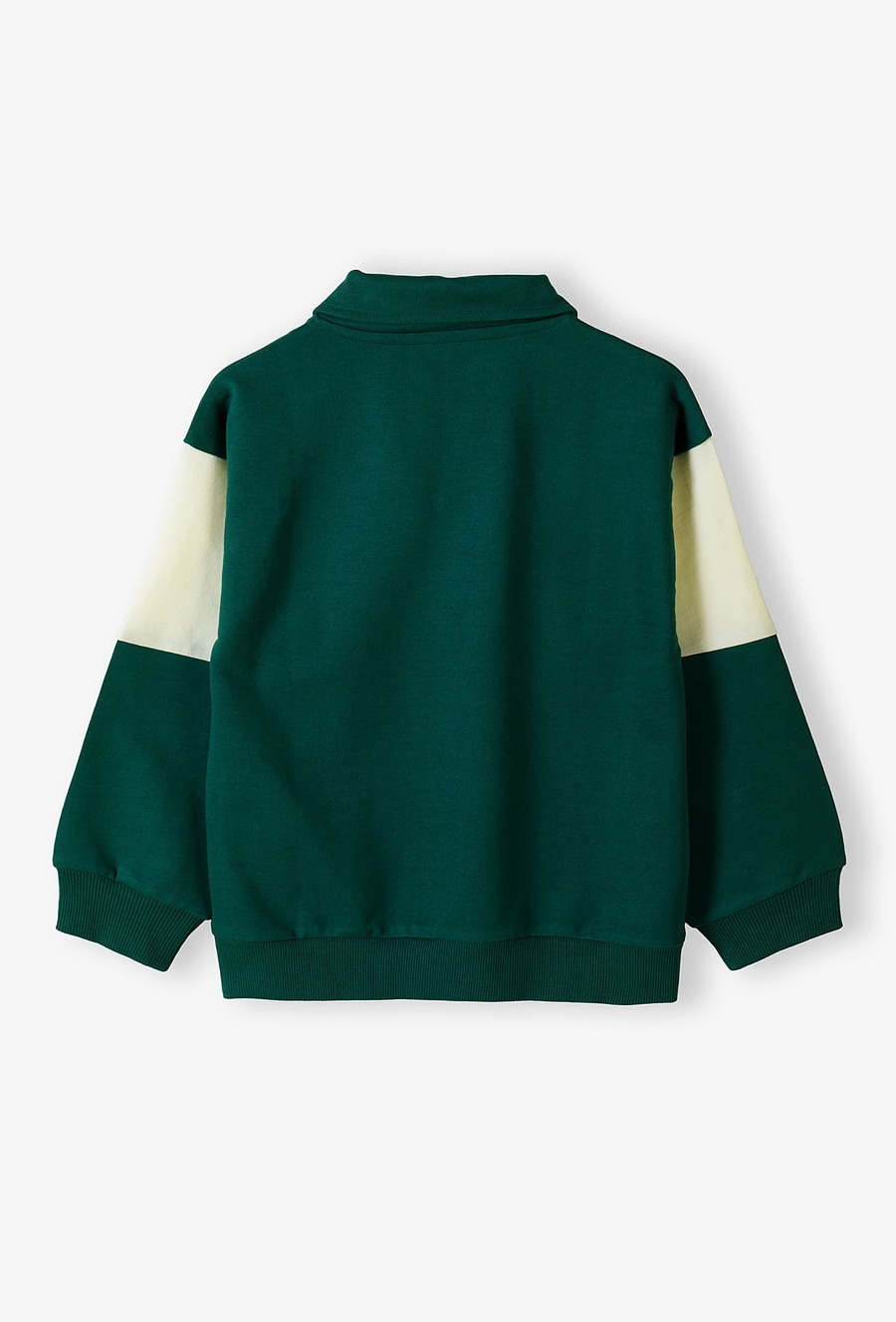 Zielona collegowa bluza dresowa dla chłopca - 510.15.