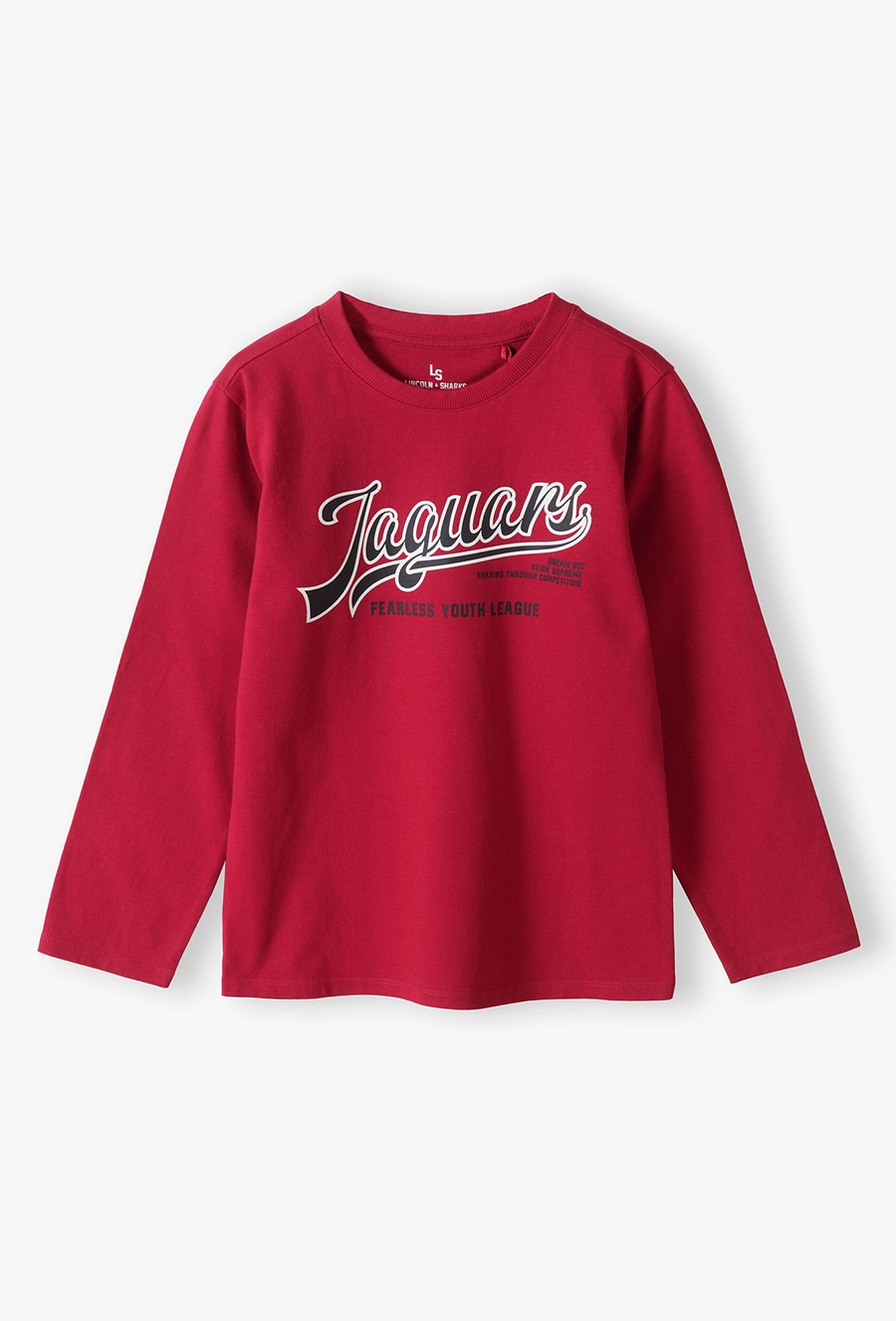 Czerwona dzianinowa bluzka dla chłopca - Lincoln&Sharks