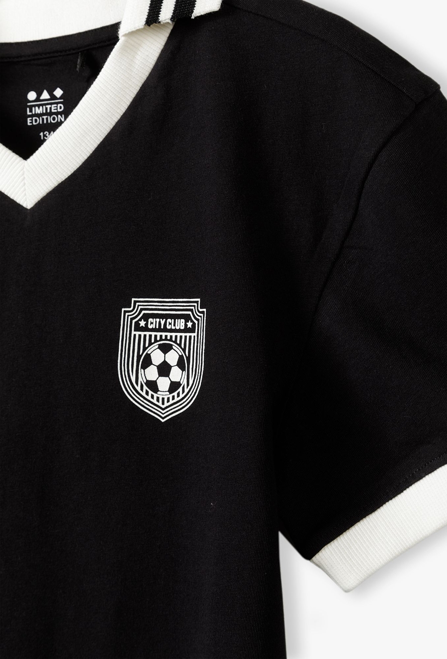 Czarny komplet sportowy dla chłopca - 2częściowy