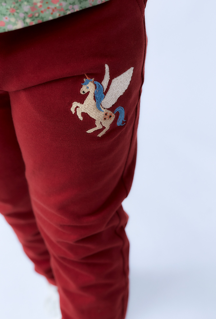 Spodnie dresowe dziewczęce z jednorożcem