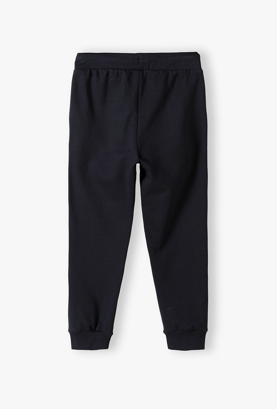Spodnie dresowe ocieplane dla chłopca regular- czarne