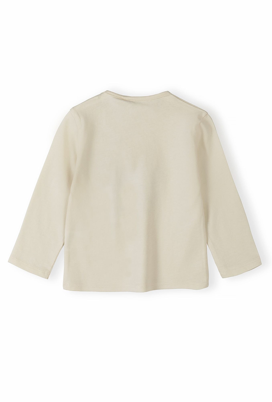 Bawełniana bluzka niemowlęca z nadrukiem