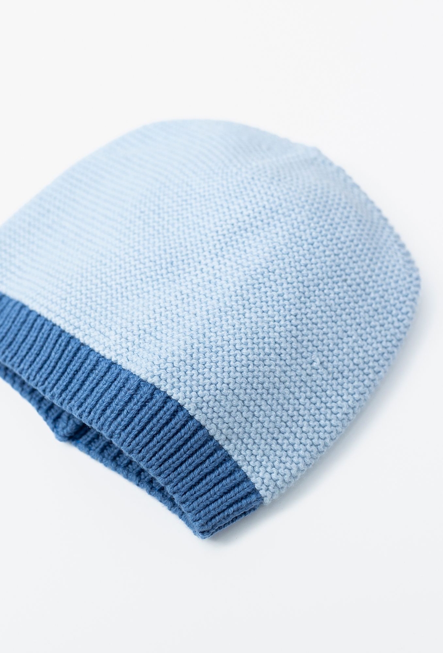 Czapka dla niemowlaka - niebieska