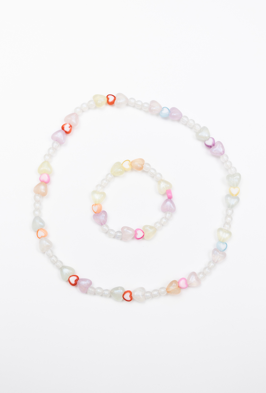 Kolorowy zestaw biżuterii dziecięcej