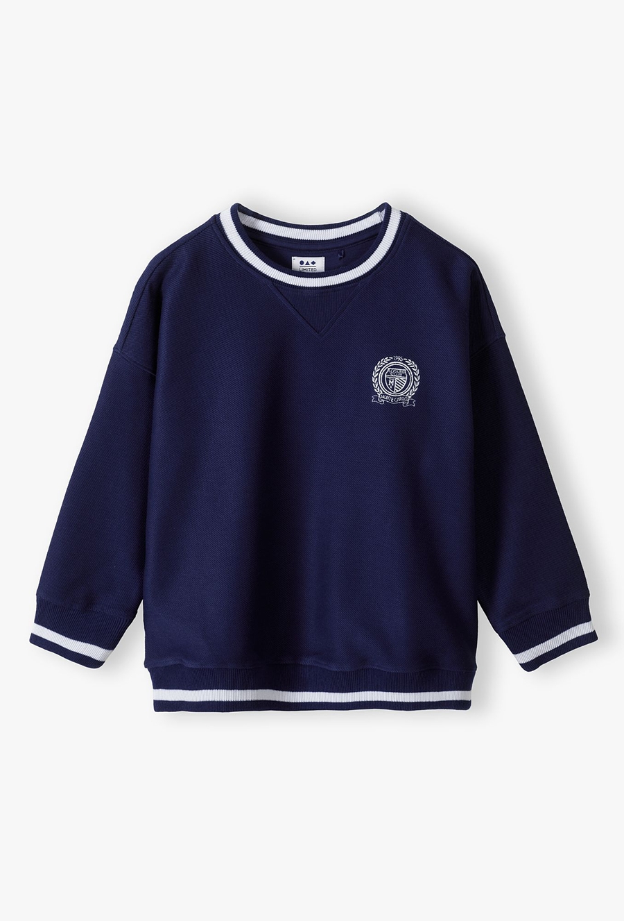 Granatowa bluza dresowa z bawełny - Limited Edition