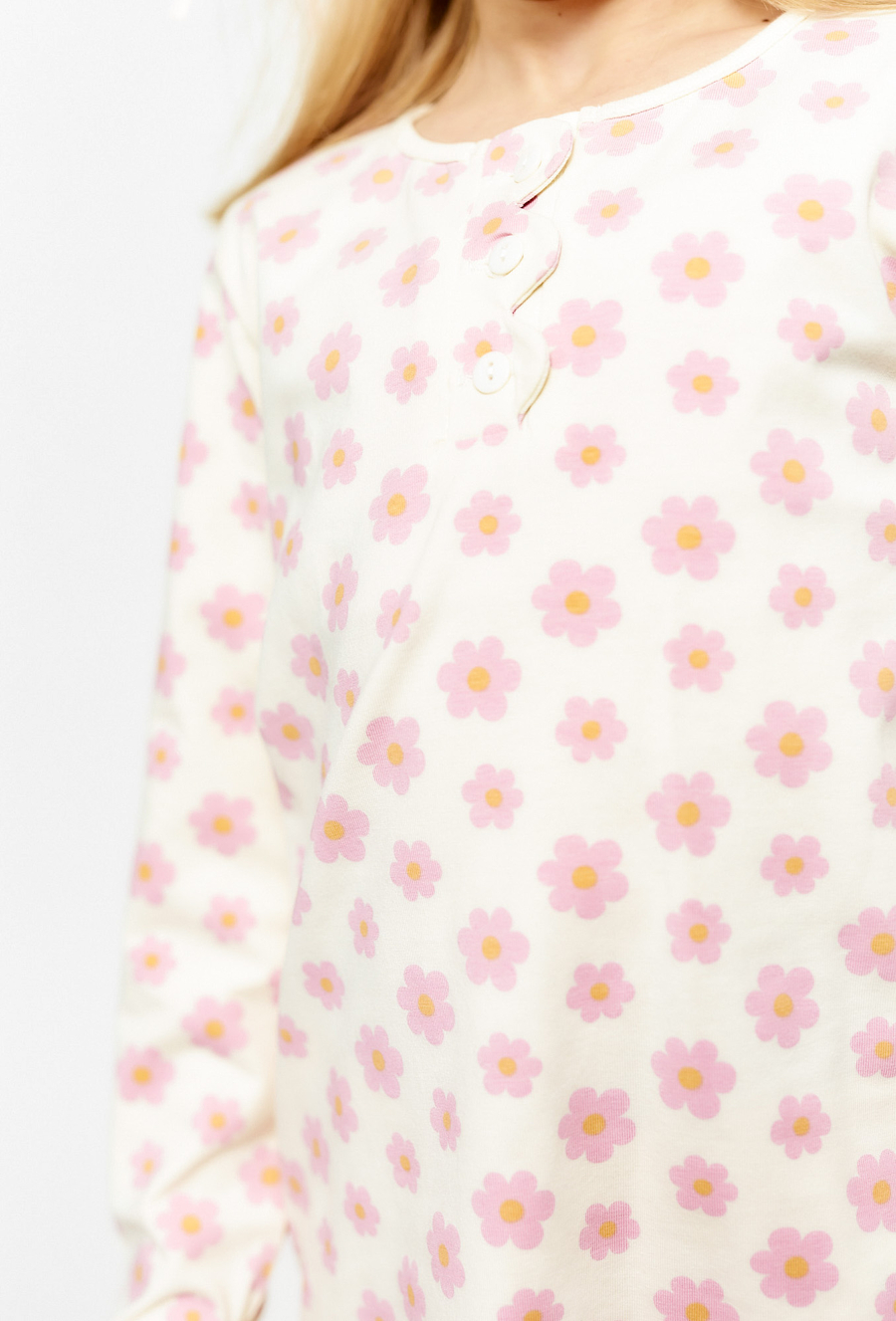 Dziewczęca bluzka w kwiatki