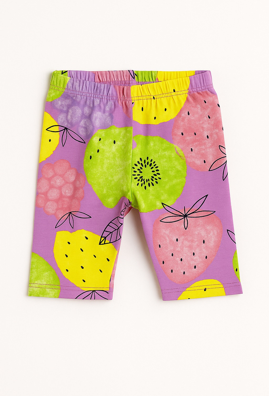 Legginsy 1/2 dziewczęce w owoce
