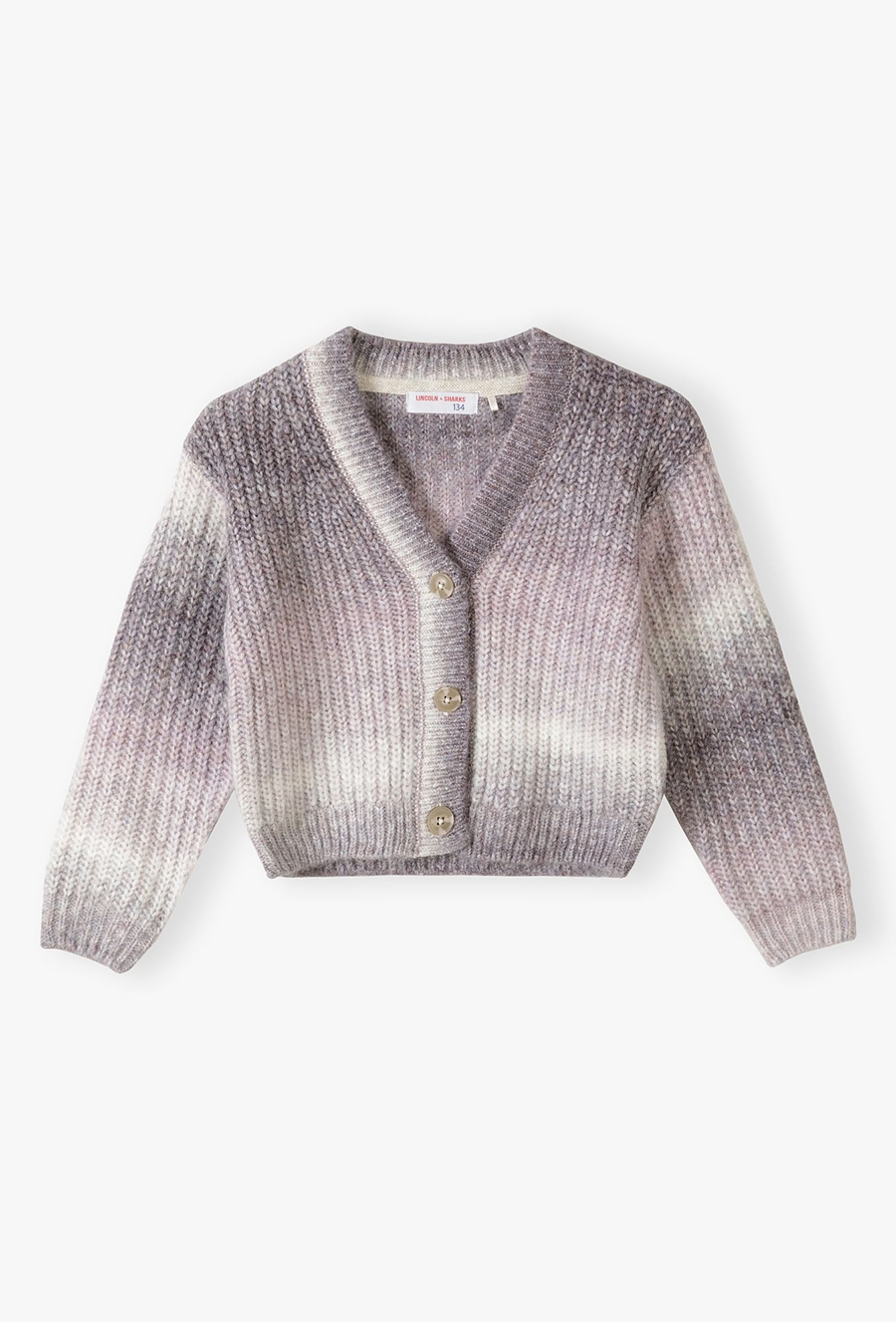 Rozpinany sweter dziewczęcy