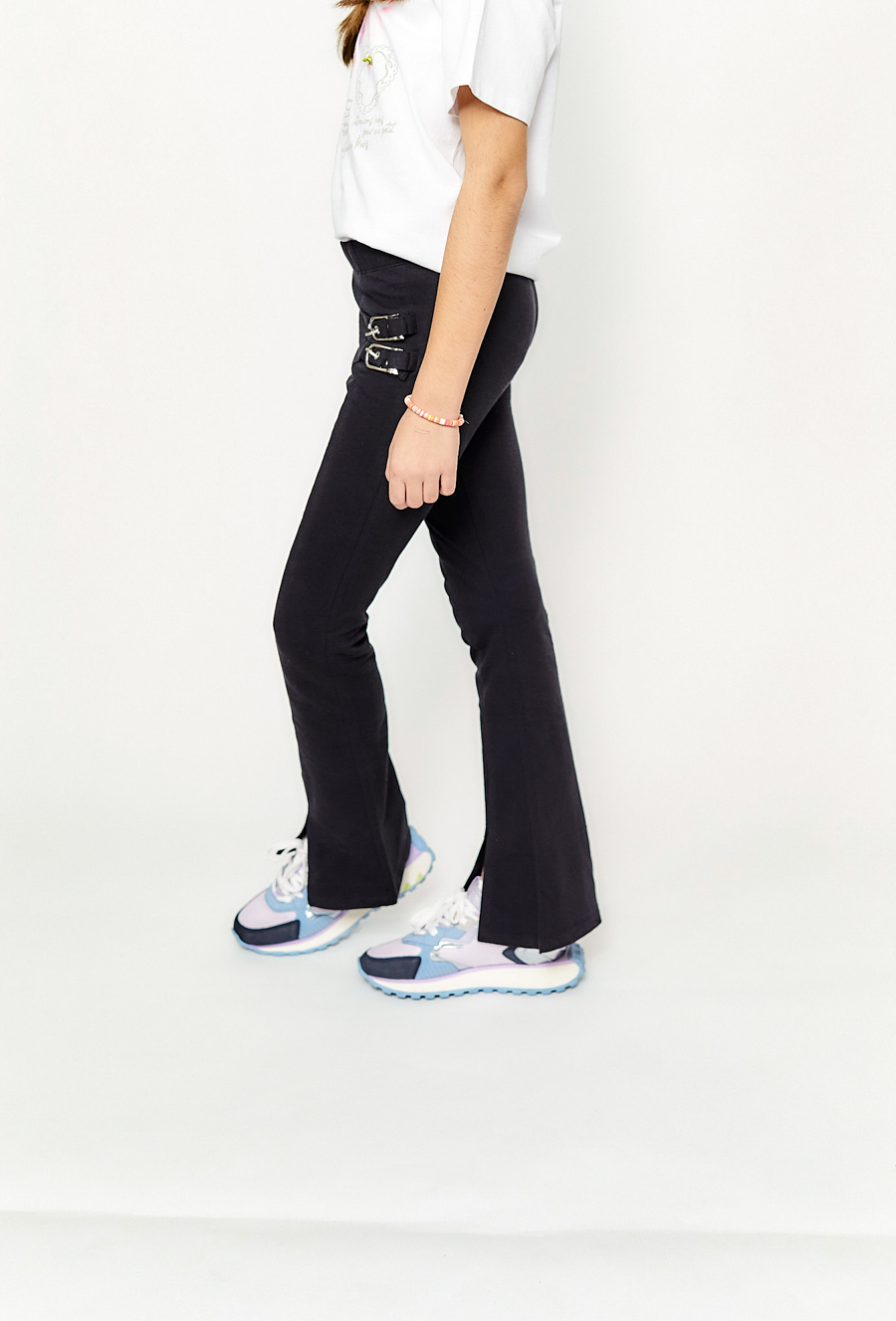 Spodnie z rozszerzanymi nogawkami