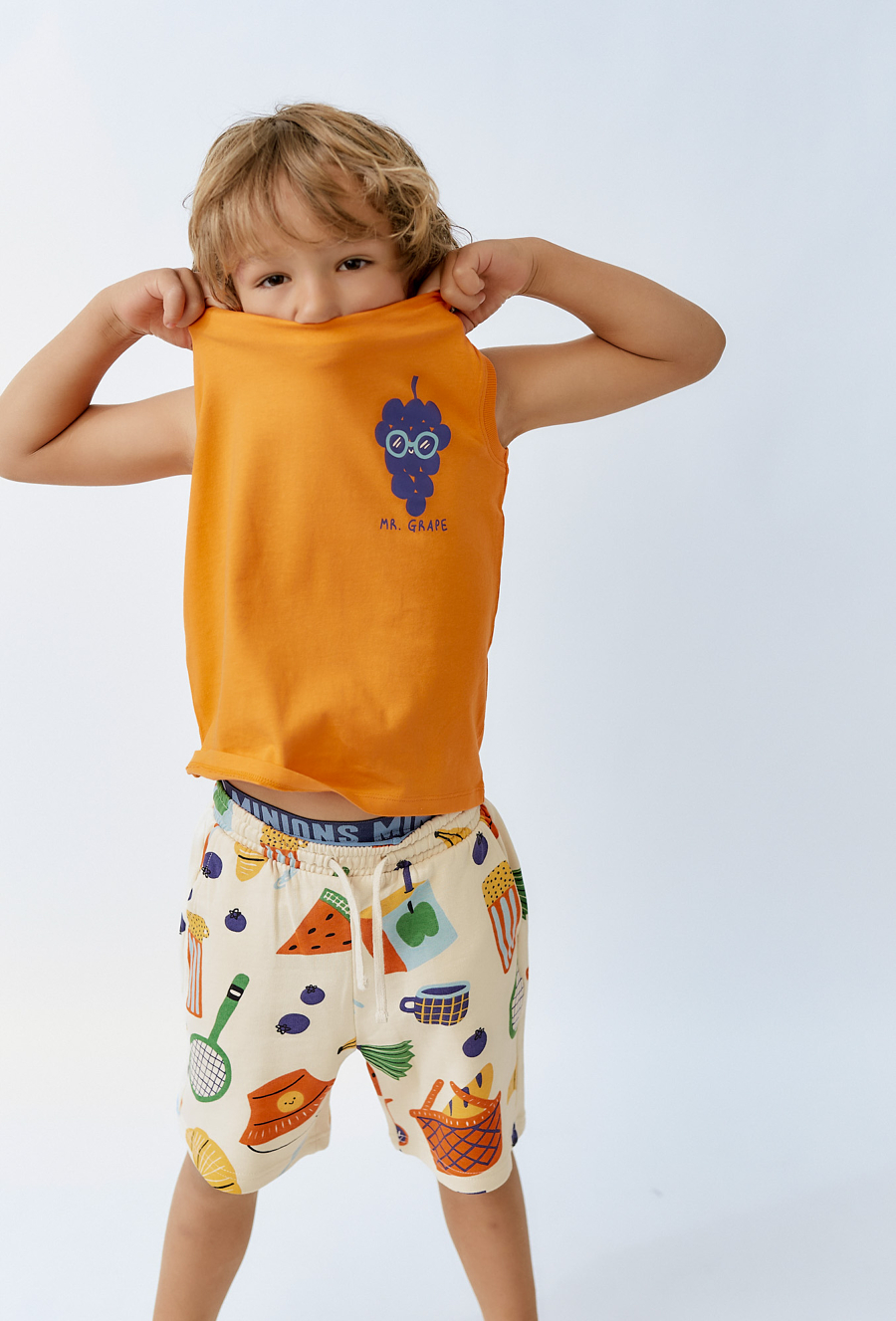 Szorty chłopięce z nadrukiem