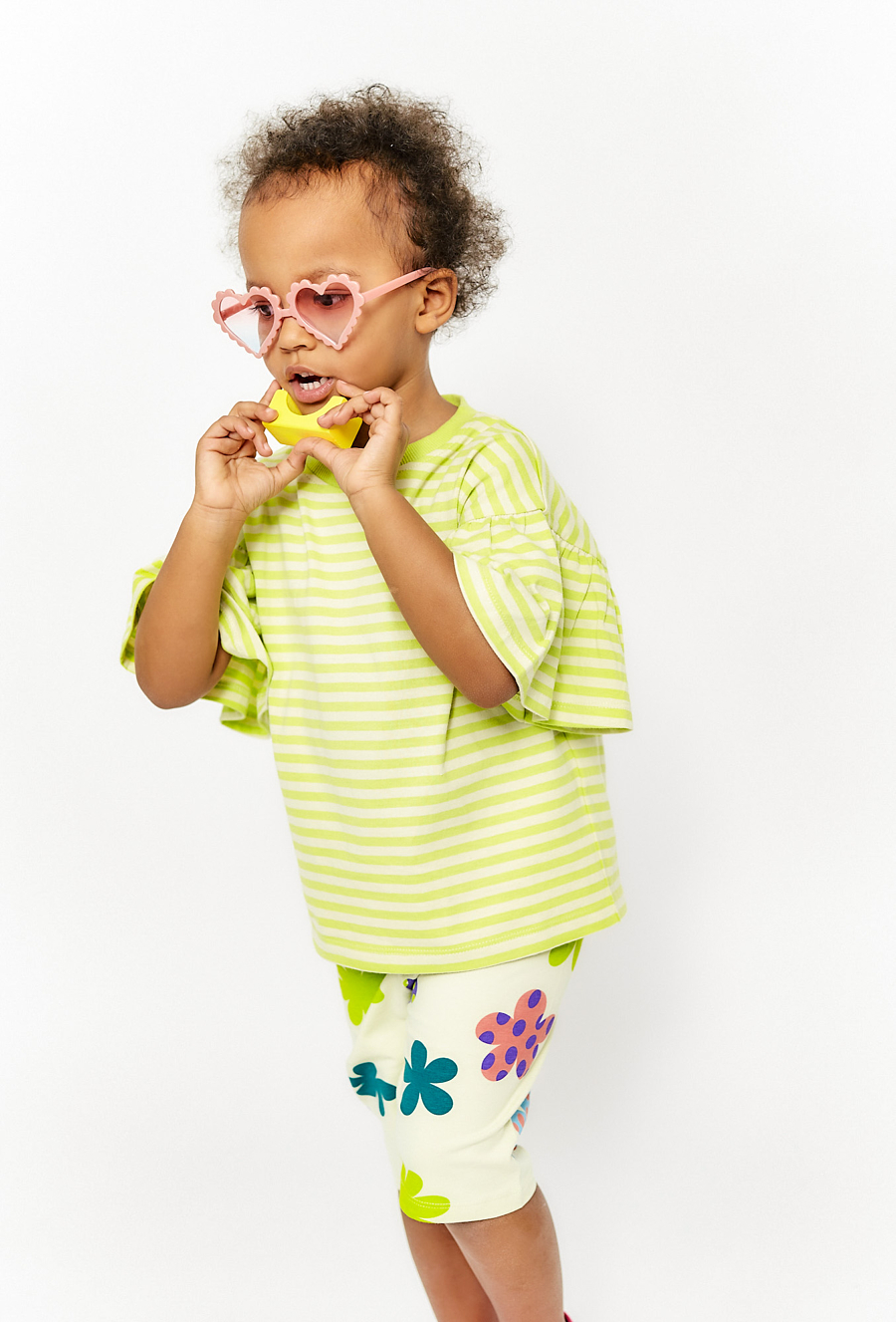 Komplet ubrań na lato - bluzka i legginsy