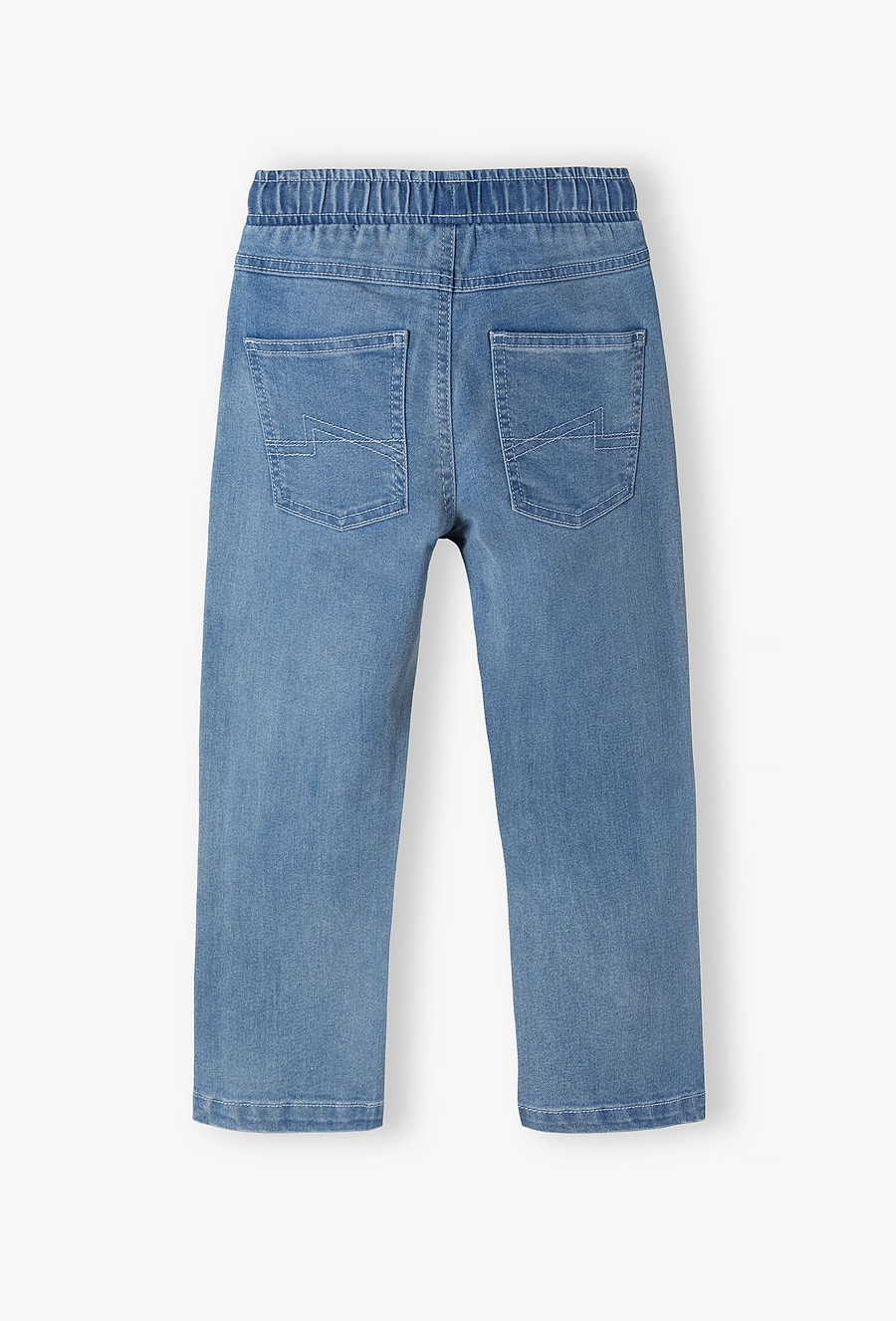 Granatowe klasyczne spodnie slim fit dla chłopca