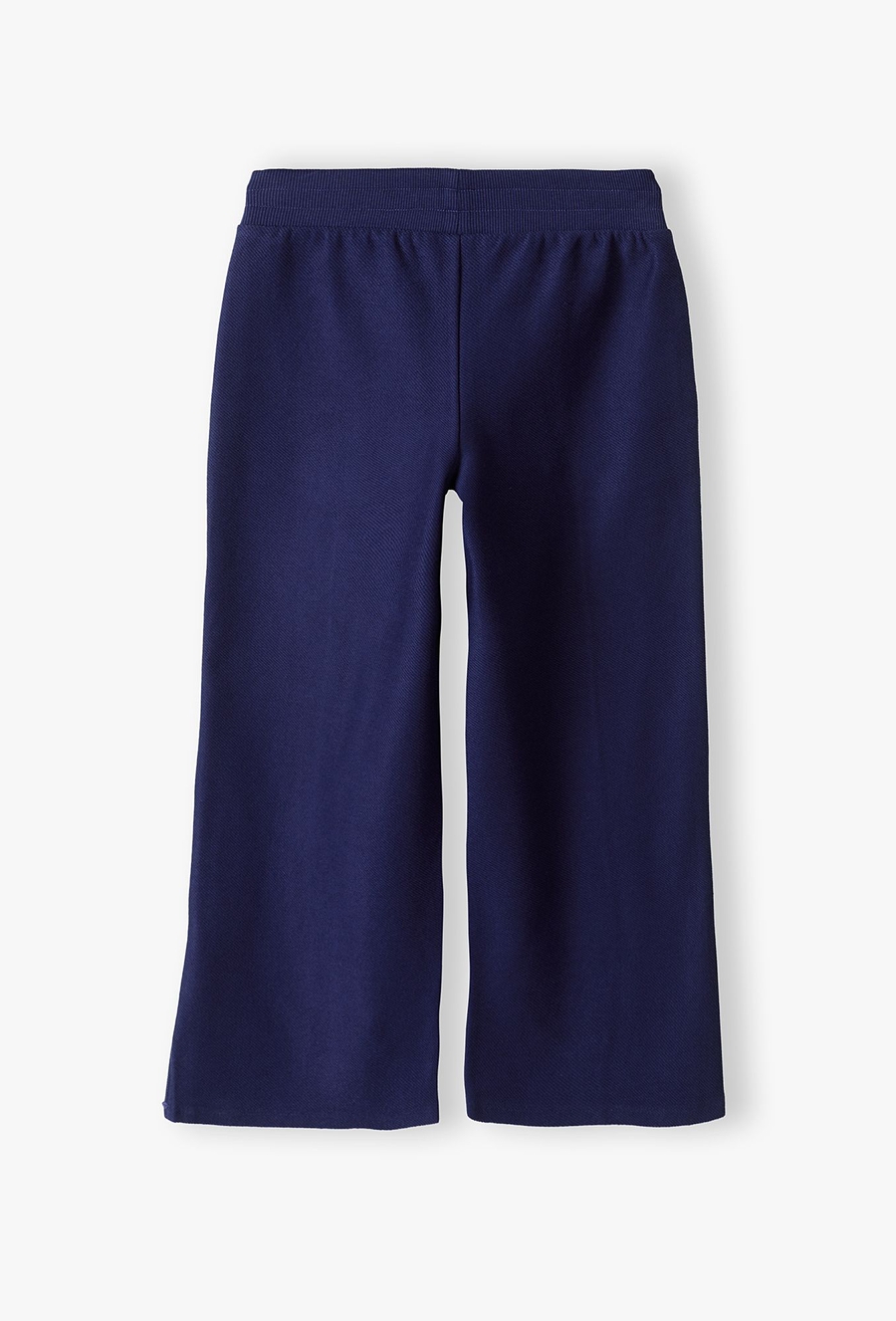 Granatowe spodnie dziewczęce - Wide Leg - Limited Edition