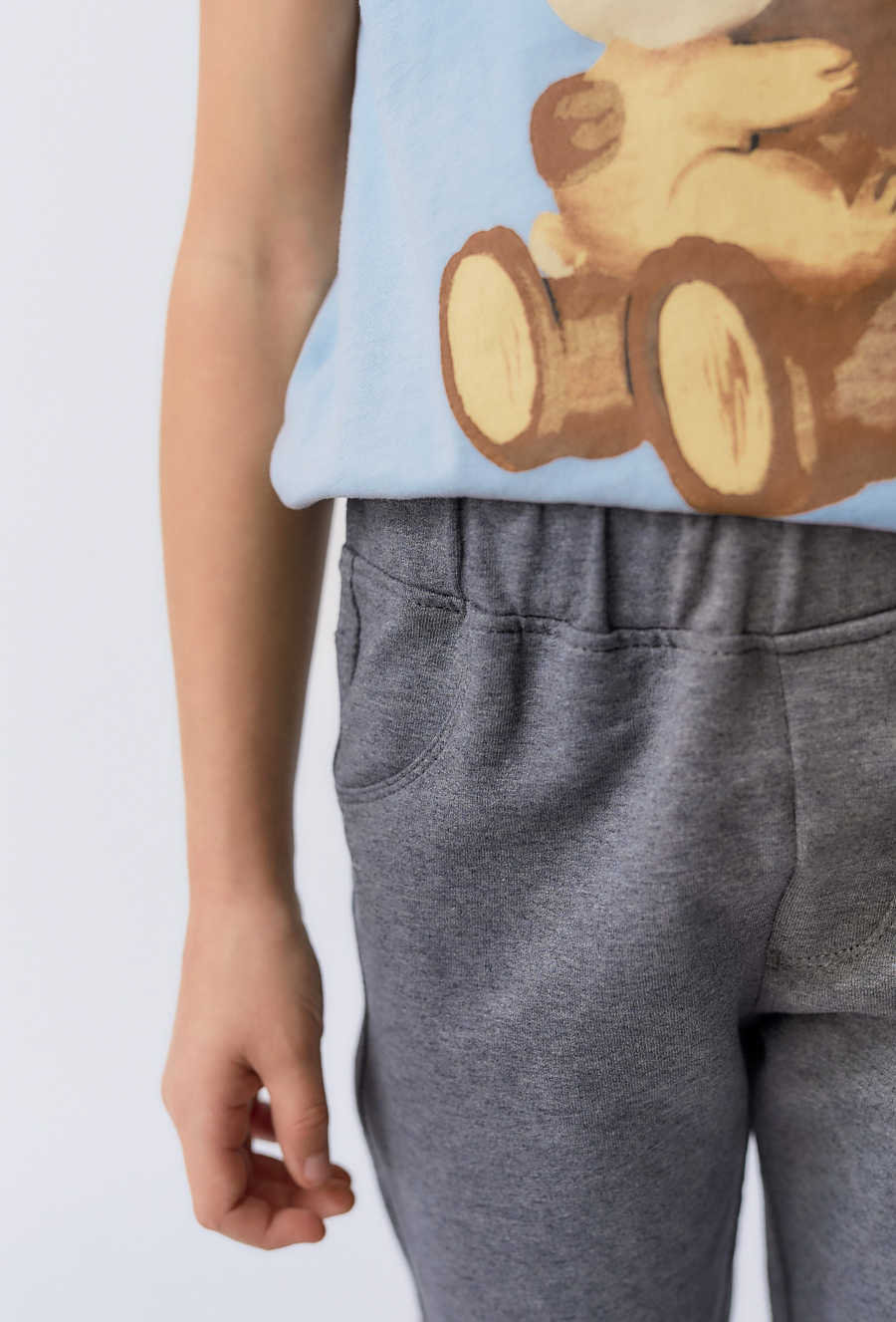 Tregginsy dziewczęce grafitowe