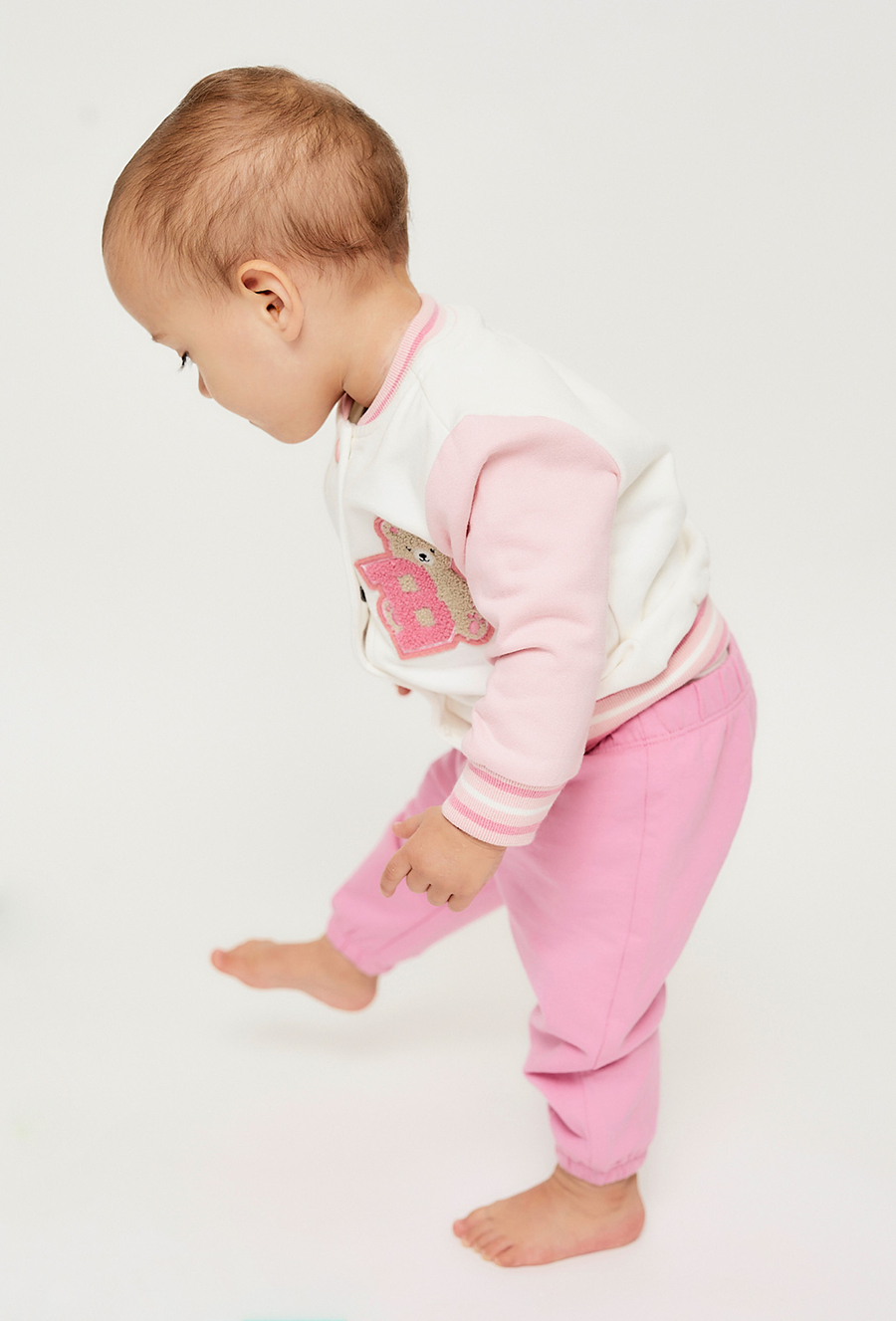 Bluza niemowlęca z misiem - bomberka - 510.15.