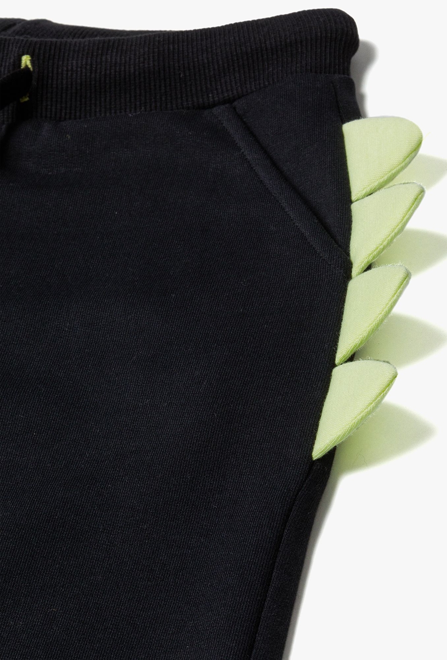 Czarne spodnie dresowe - Dino - regular - 510.15.