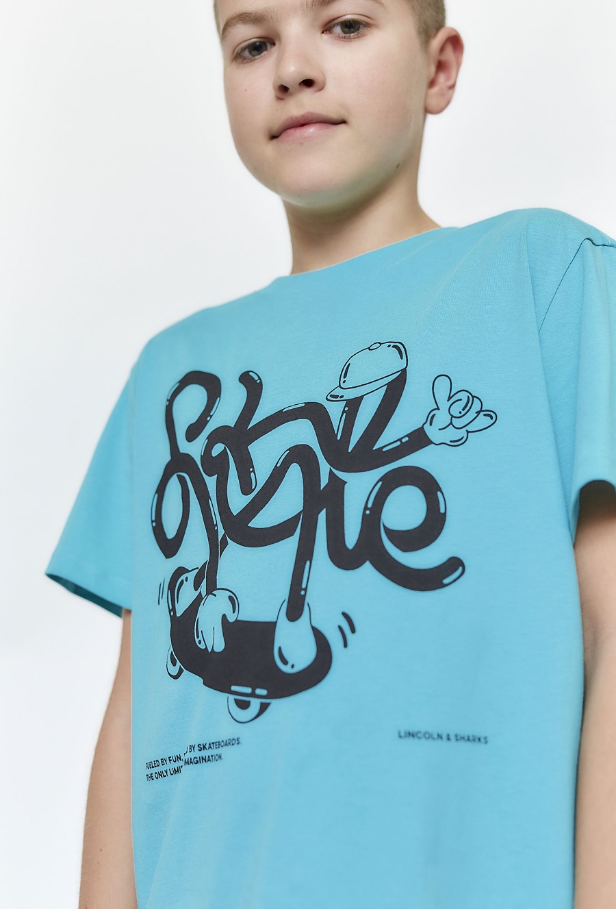 Chłopięcy t-shirt z nadrukiem