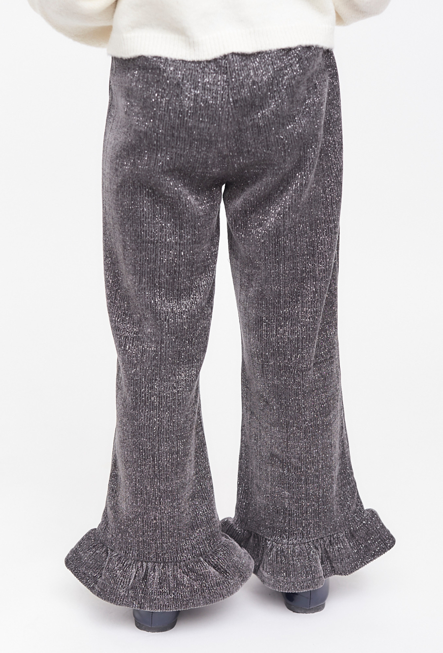 Szare spodnie wide leg dla dziewczynki - 510.15.