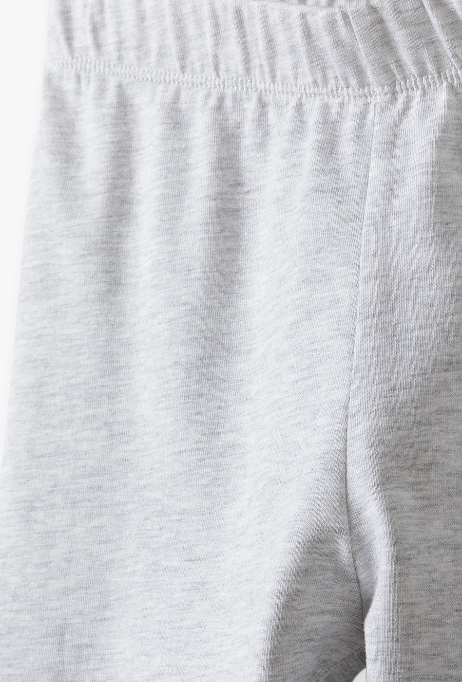 Szare długie leginsy dziewczęce - basic - Lincoln&Sharks