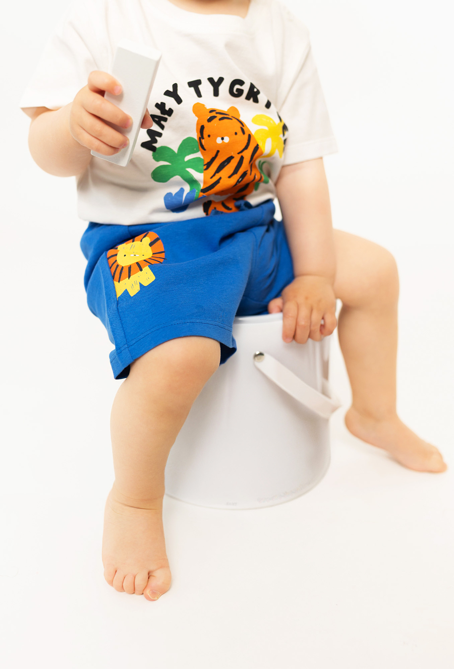 Koszulka niemowlęca z napisem Mały Tygrysek