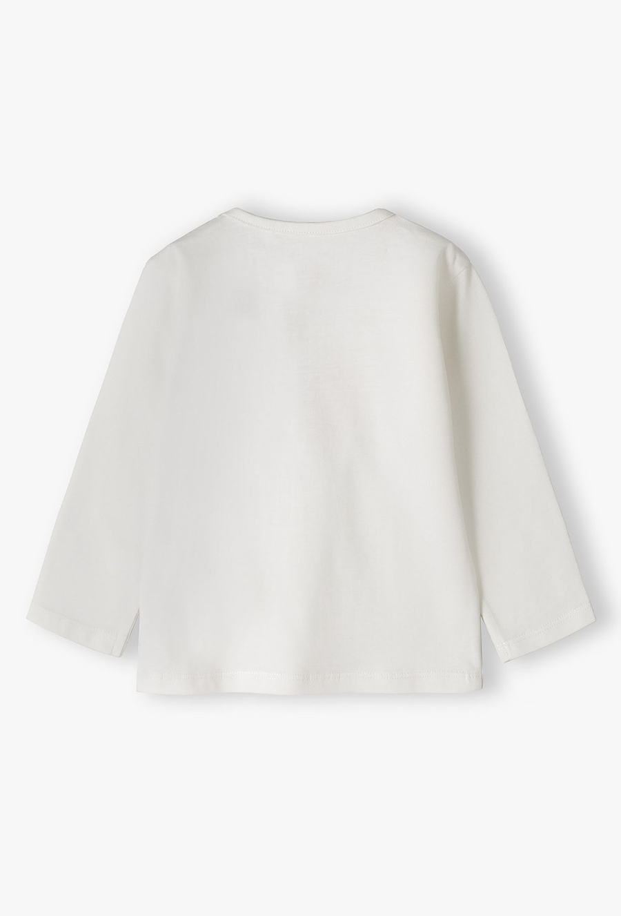 Bawełniana bluzka niemowlęca z długim rękawem