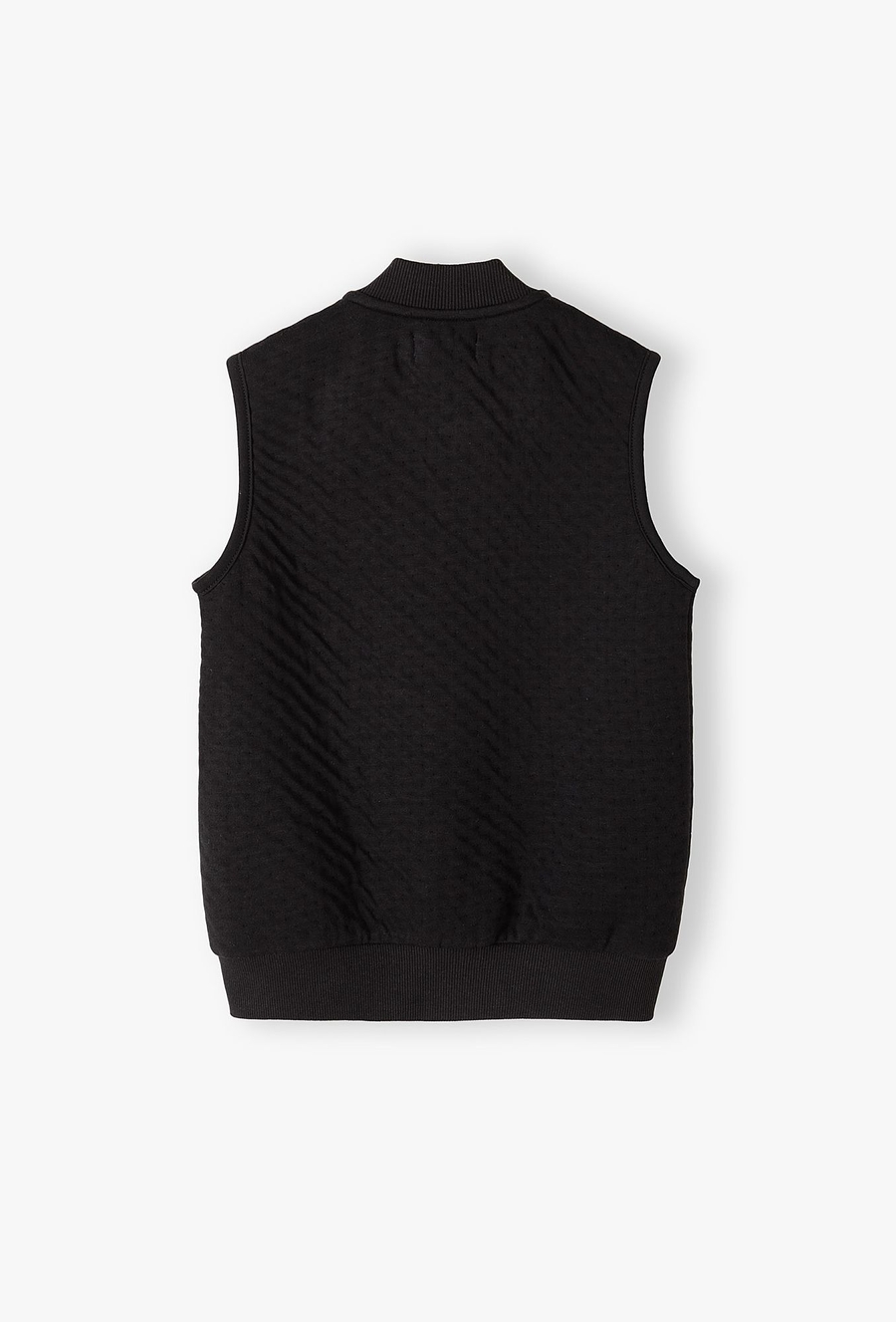 Czarny dzianinowy bezrękawnik dla chłopca - 510.15.