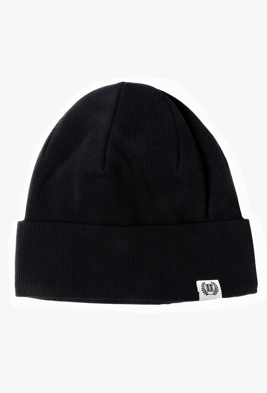 Czarna czapka przejściowa dla dziewczynki - 510.15.