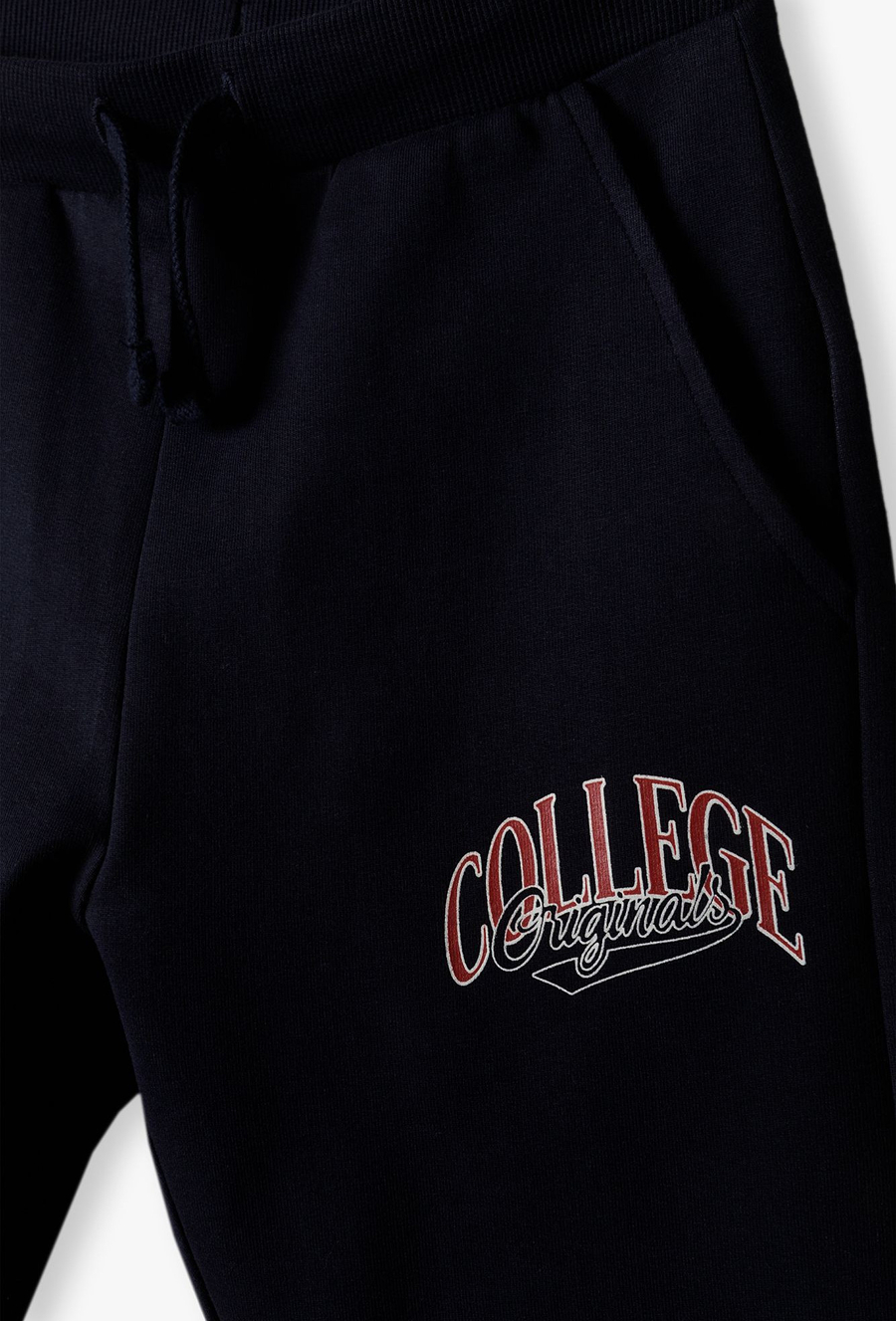 Klasyczne spodnie dresowe dla chłopca - granatowe -510.15.