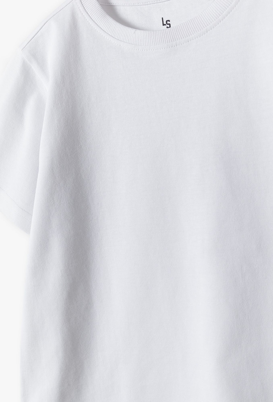 Komplet gimnastyczny - biały t-shirt i granatowe spodenki