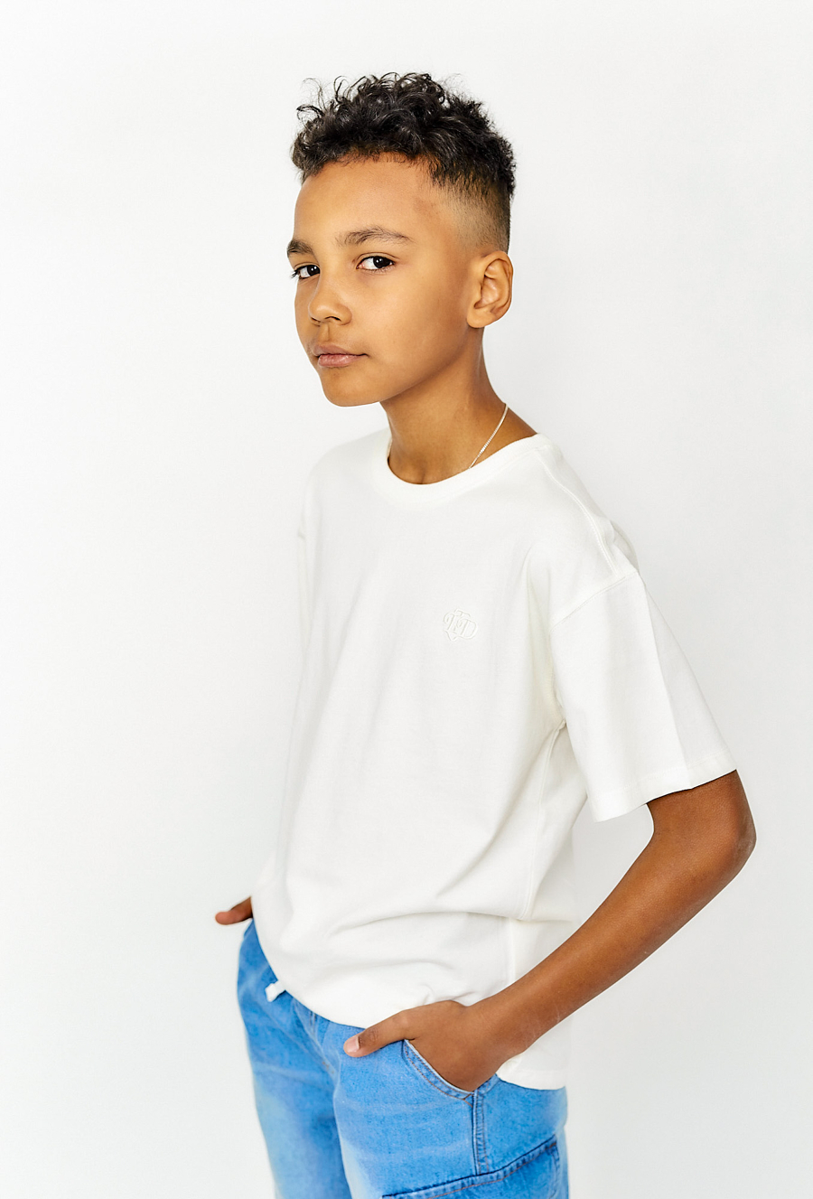 T-shirty dla chłopca - szary i biały 2pak