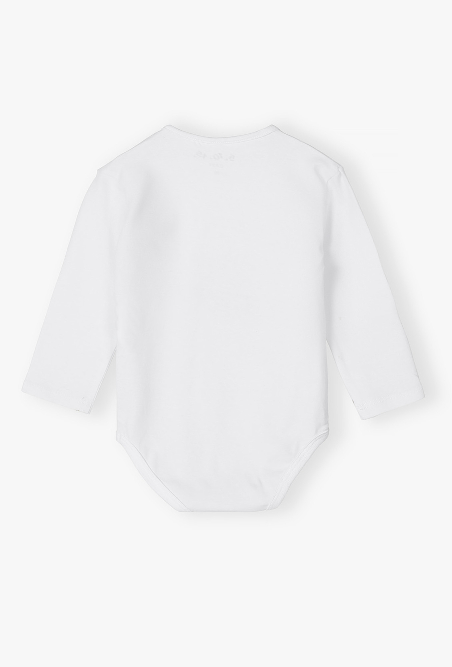 Body niemowlęce z motywem świątecznym - białe