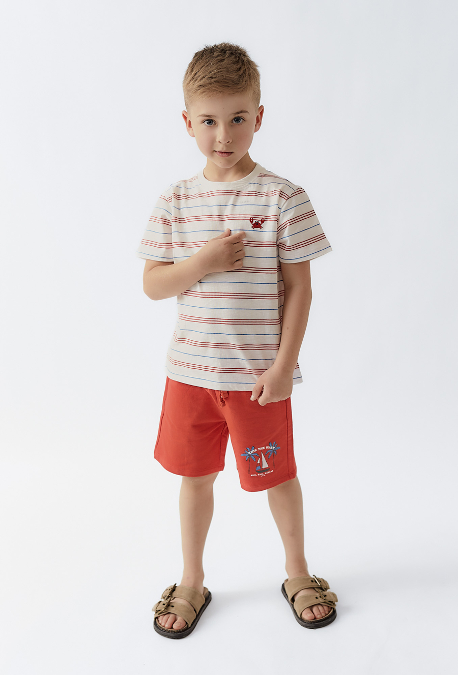 Chłopięcy t-shirt w paski