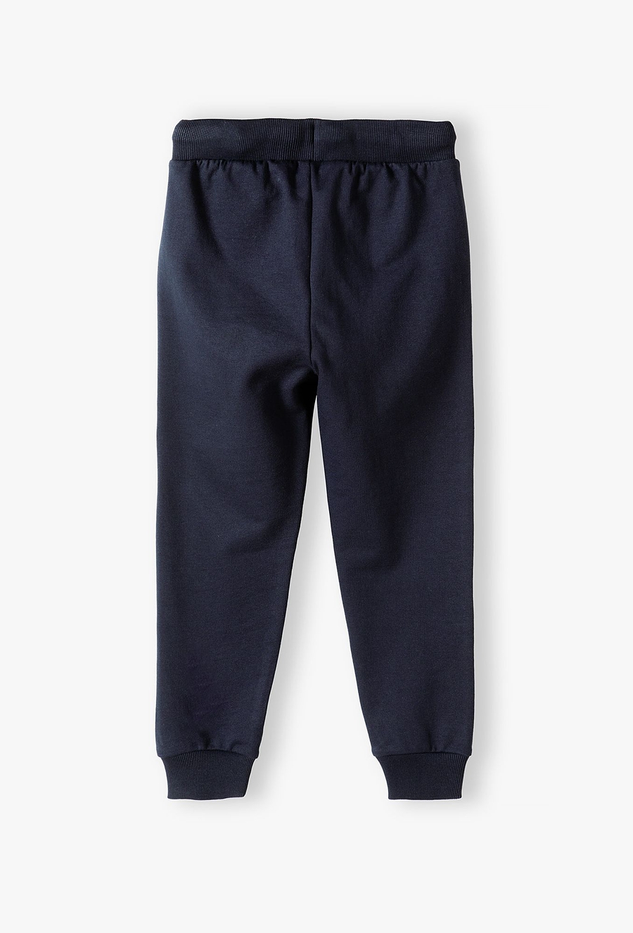 Granatowe spodnie dresowe dla dziewczynki - basic- 510.15.
