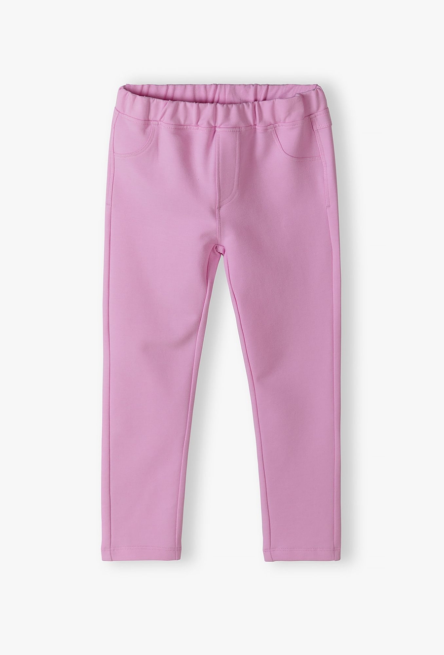 Różowe spodnie dziewczęce - tregginsy 510.15.
