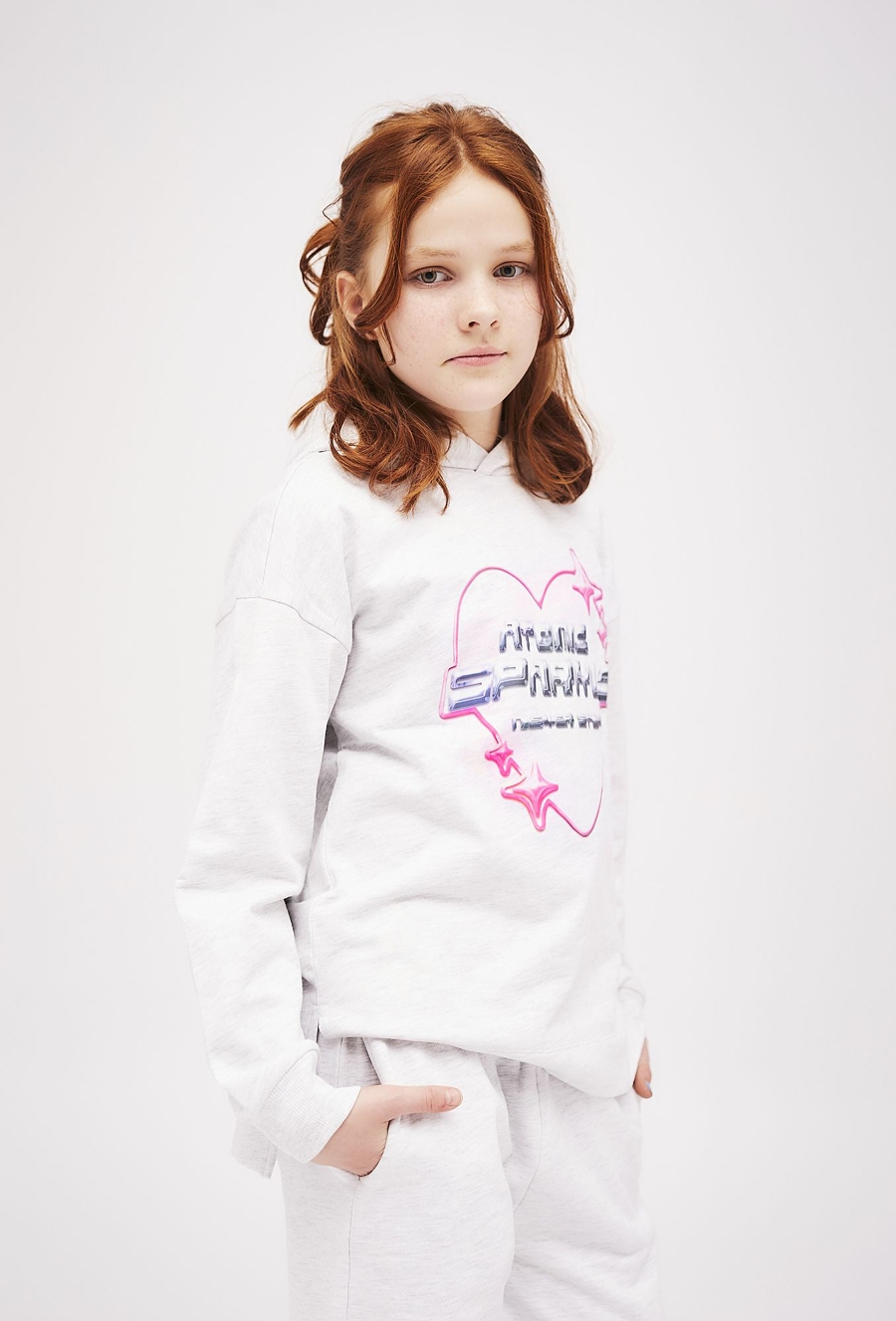 Nierozpinana bluza oversize z kapturem