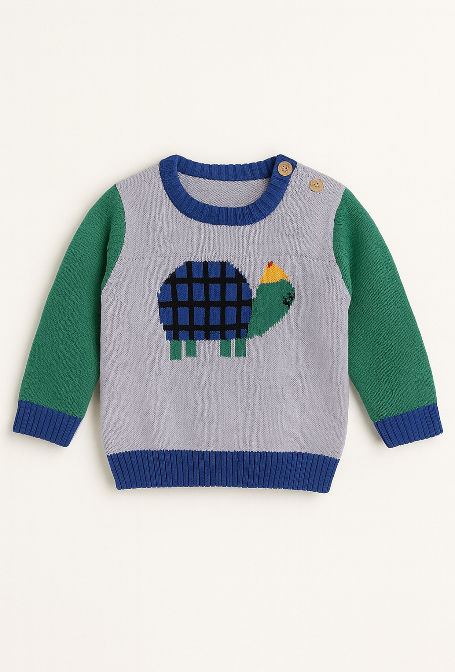 Kolorowy sweter niemowlęcy