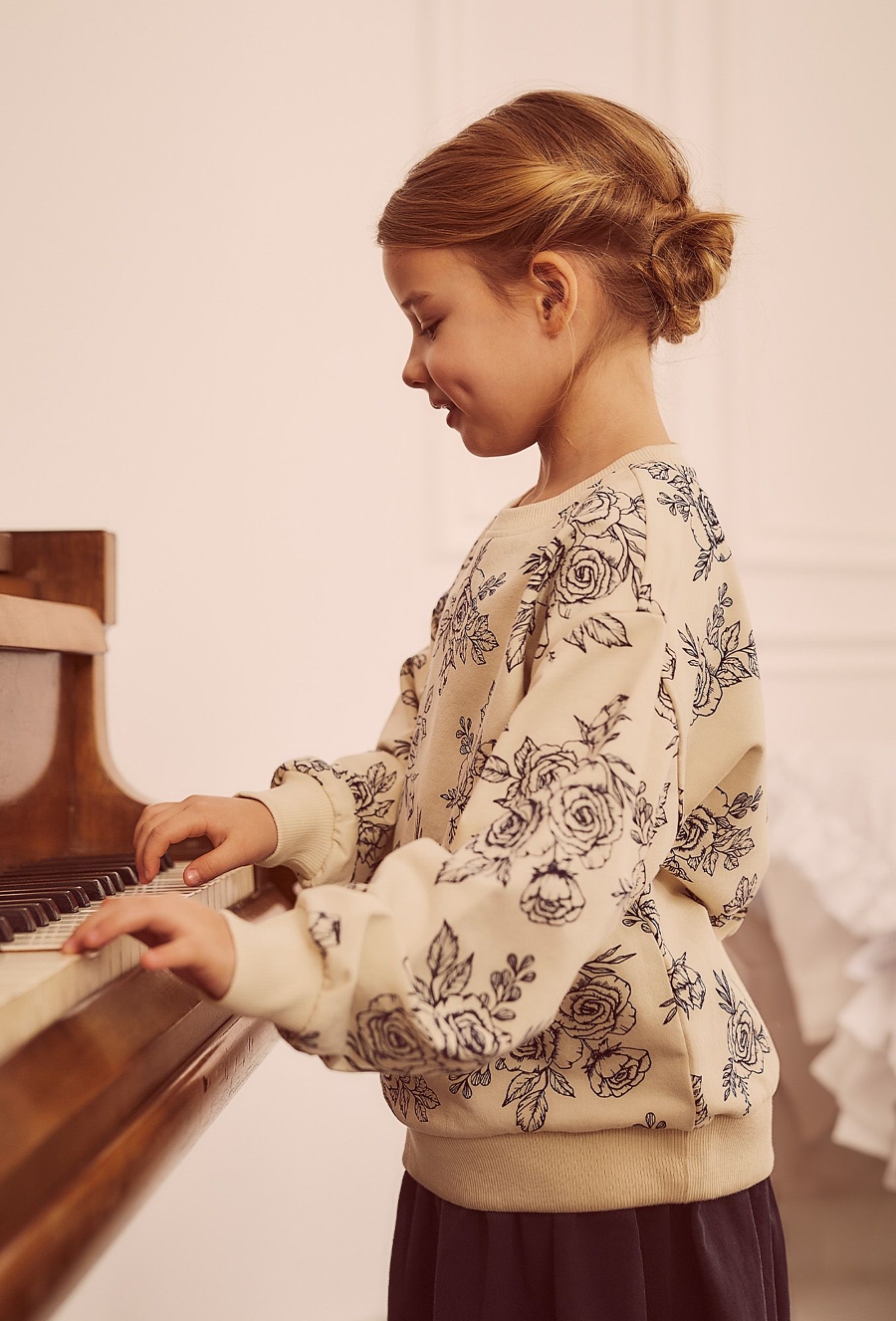 Bluza z kwiatowym wzorem