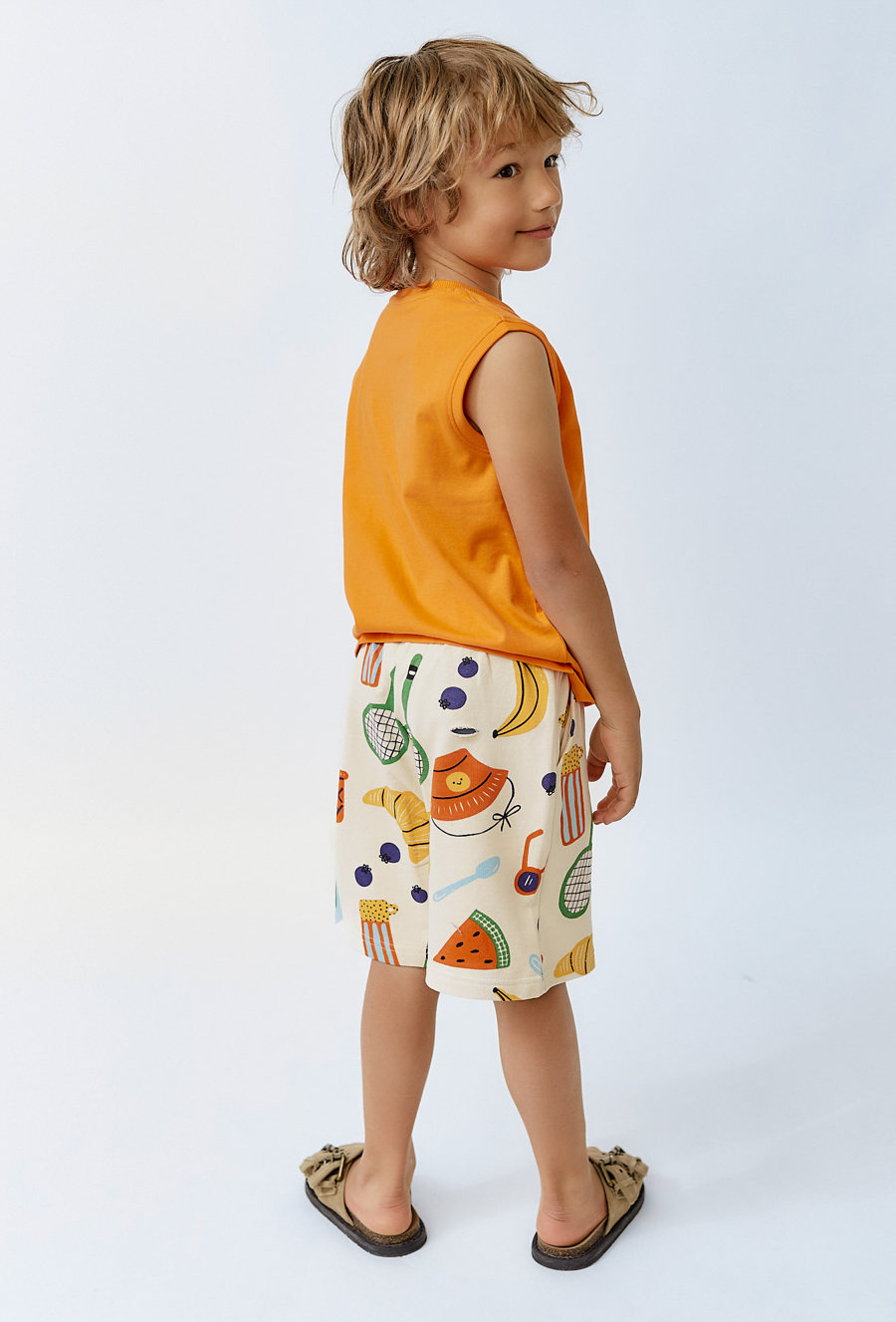 Szorty chłopięce z nadrukiem