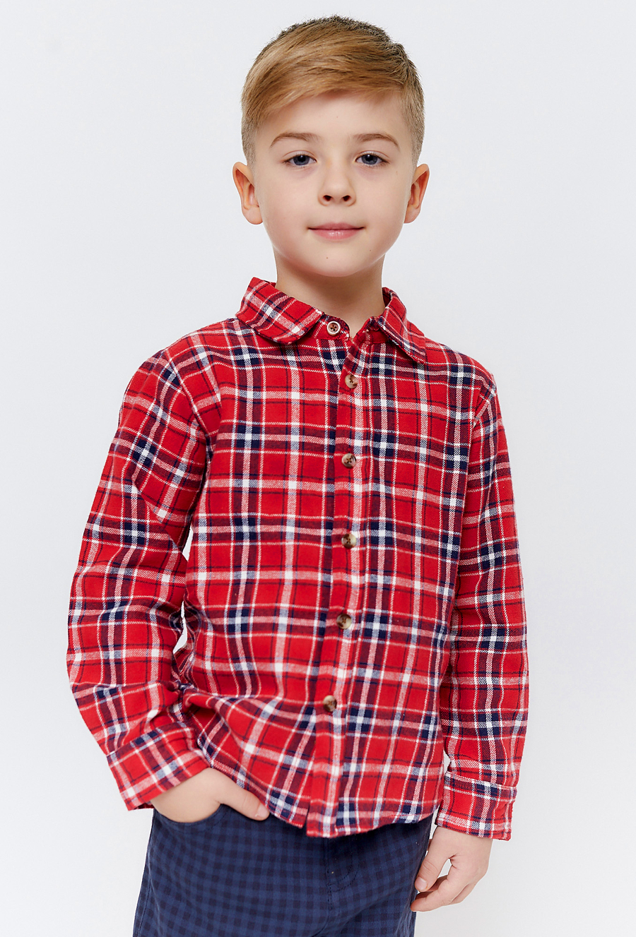 Koszula rozpinana w atę z długim rękawem