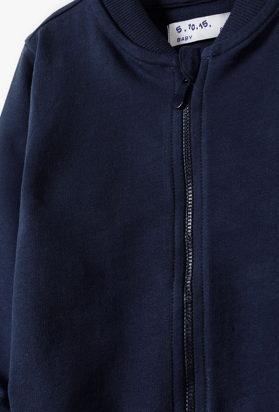 Granatowa rozpinana bluza dresowa dla niemowlaka - 5.10.15.