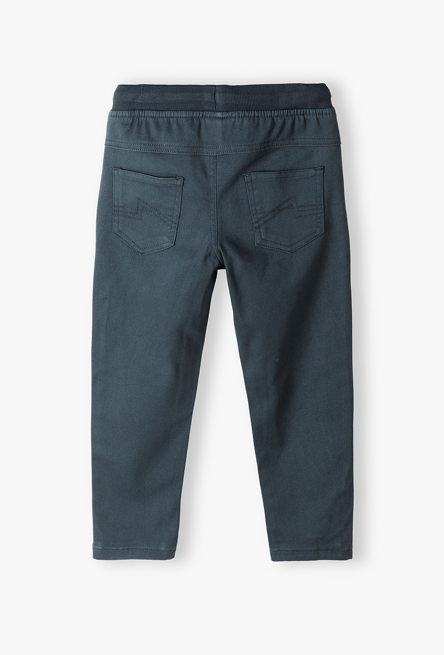 Chłopięce spodnie ocieplane z wiązaniem w pasie