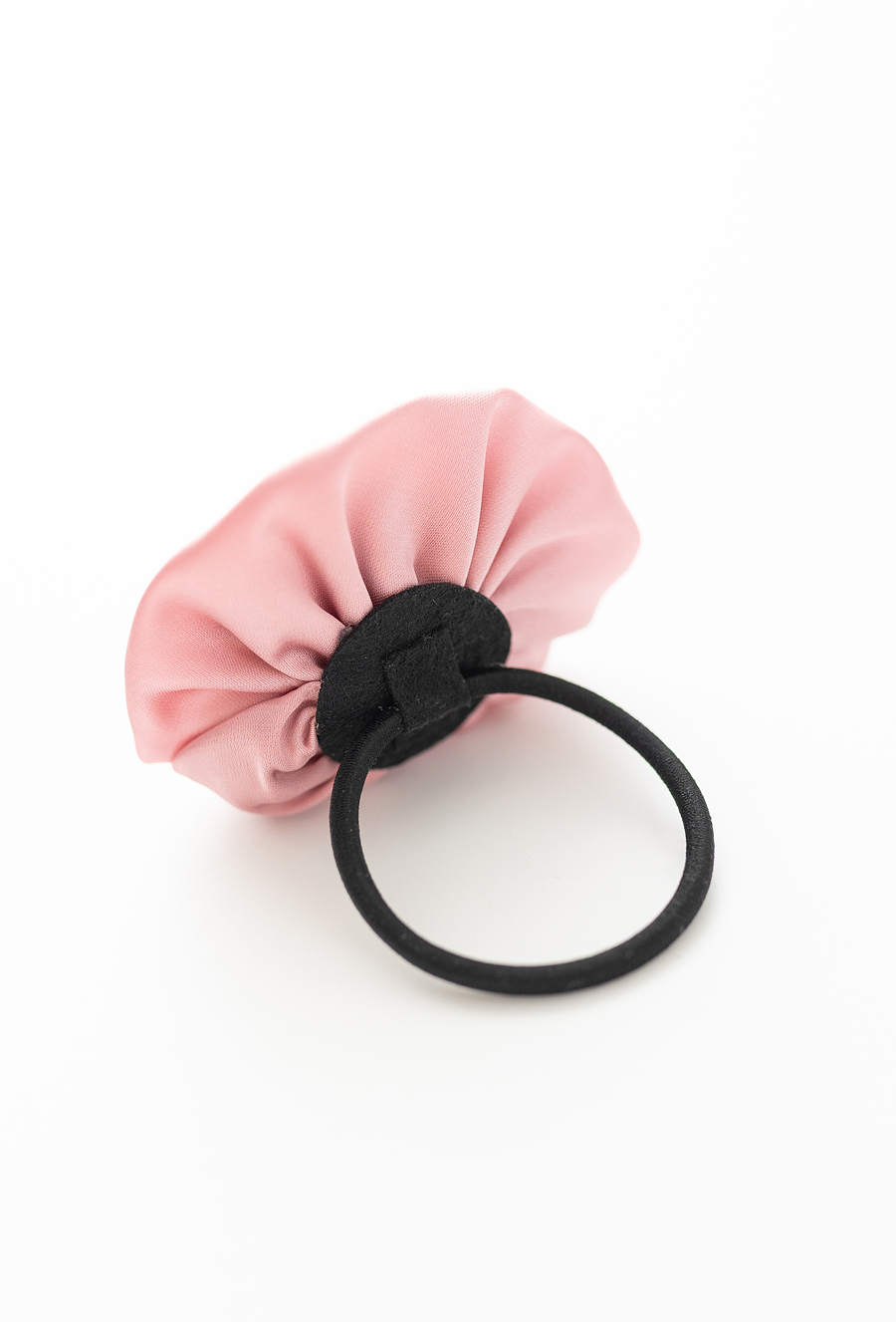 Gumka do włosów z kwiatkiem dla dziewczynki – różowa