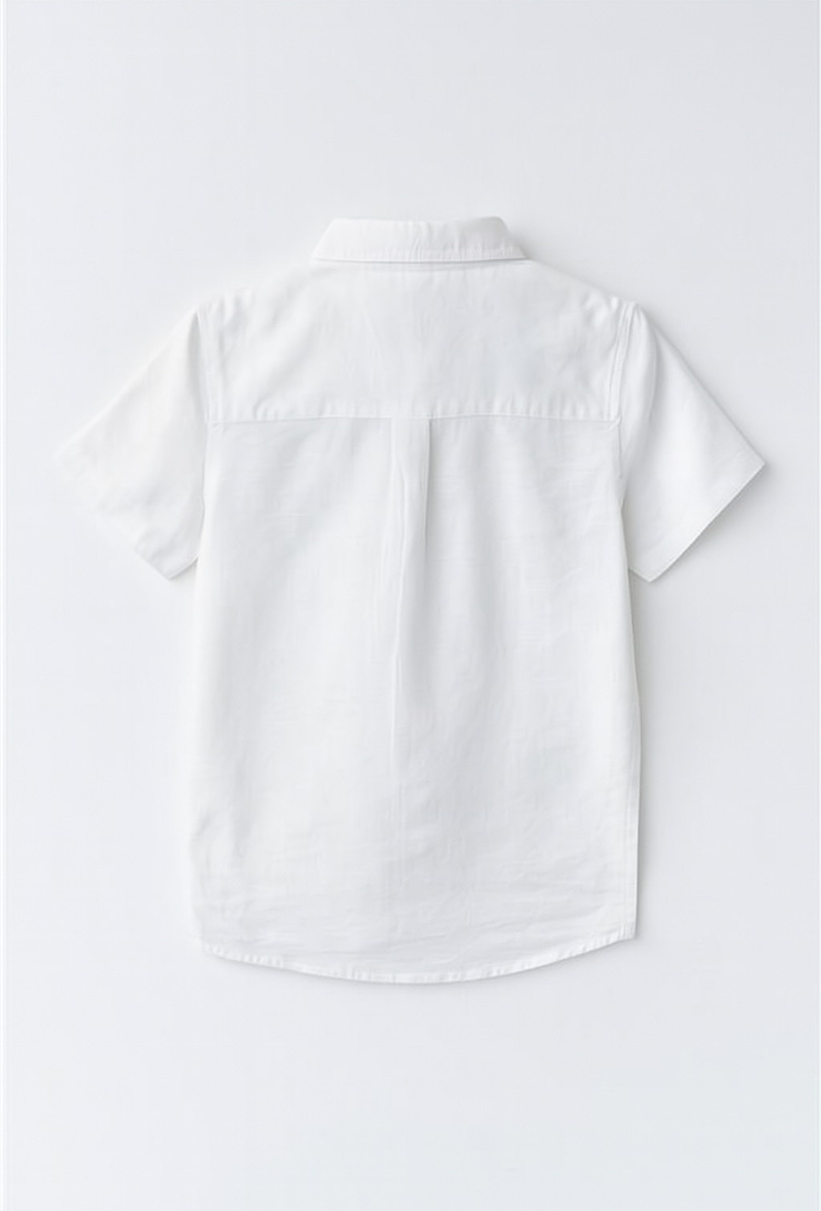 Chłopięca koszula z ótkim rękawem – klasyczna biała