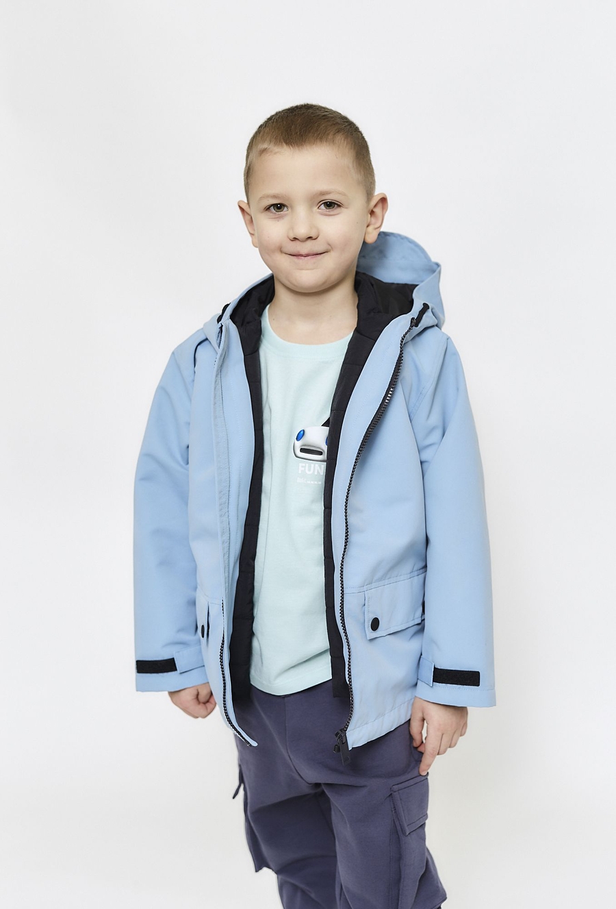 Kurtka przejściowa z kapturem - 3w1