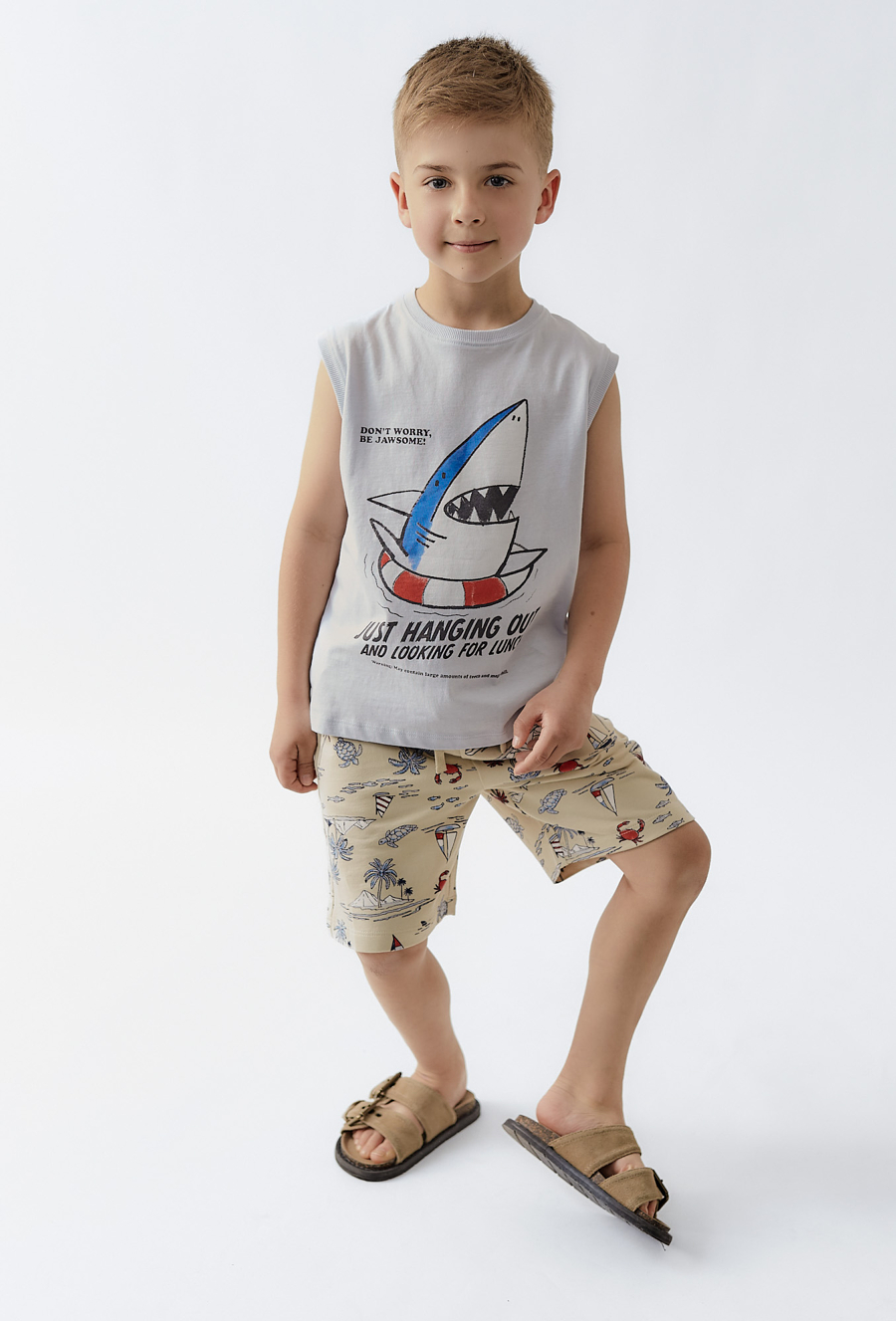 Koszulka chłopięca bez rękawów