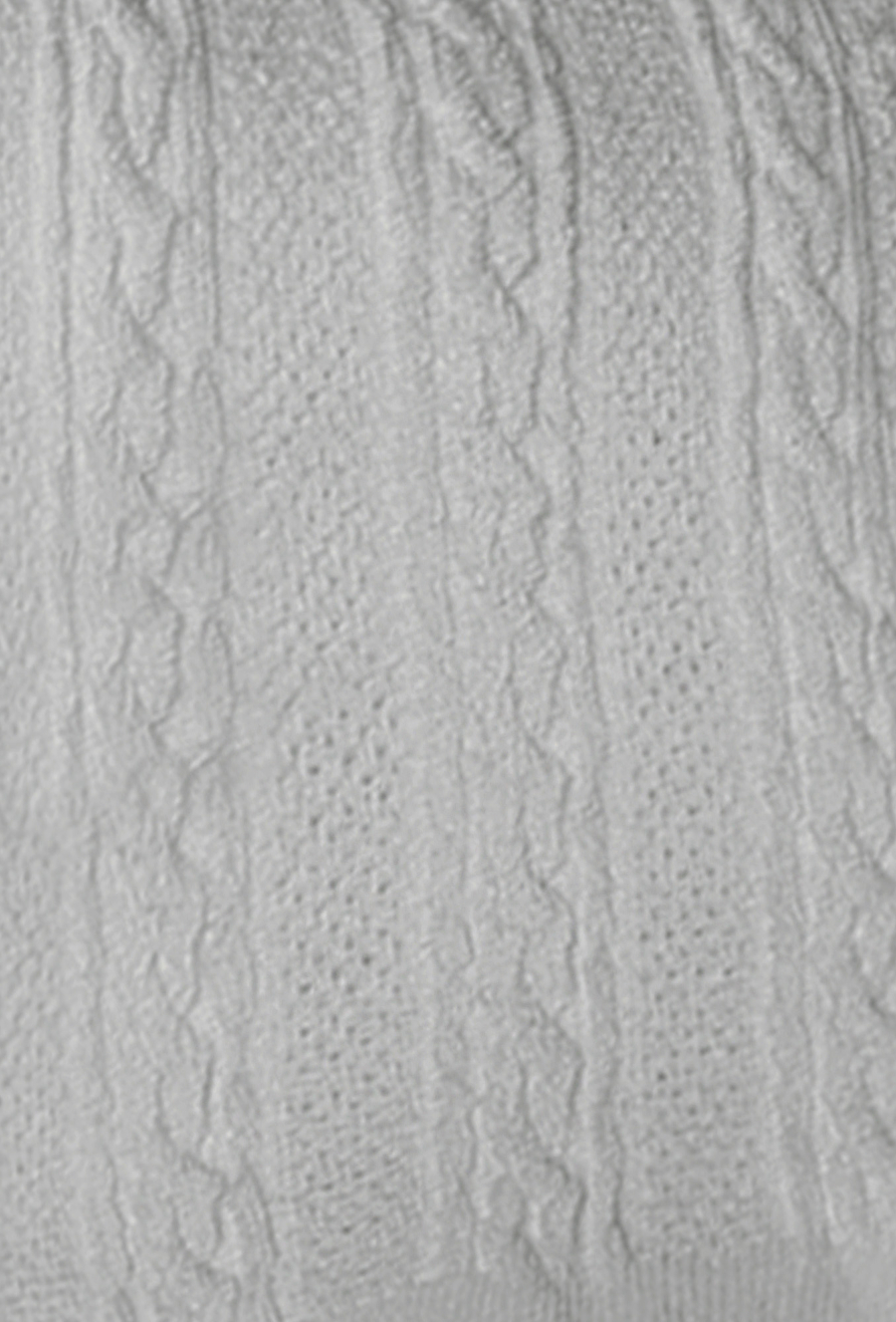 Rajstopy dla dziewczynki - białe z ozdobnym splotem