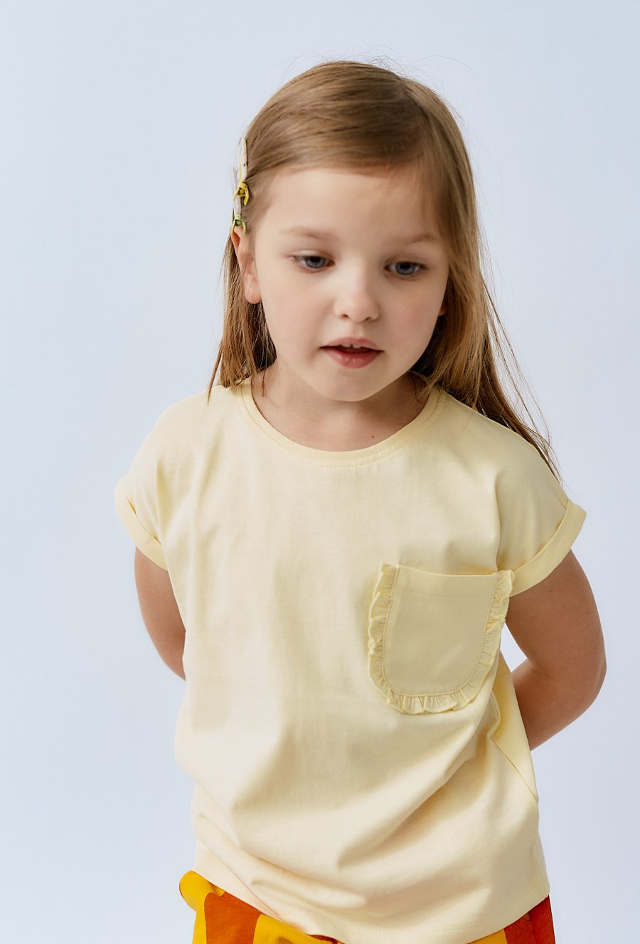 Koszulka dziewczęca z kieszonką