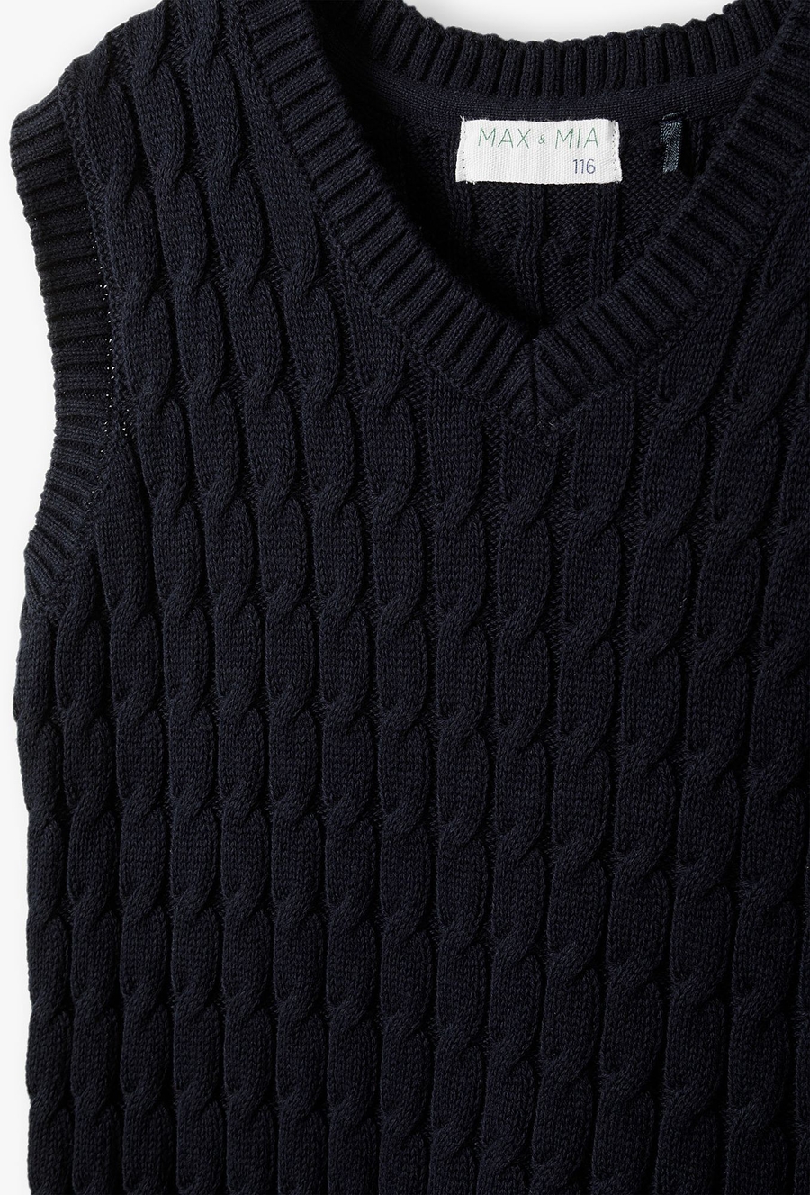 Granatowa kamizelka dla chłopca - Max&Mia