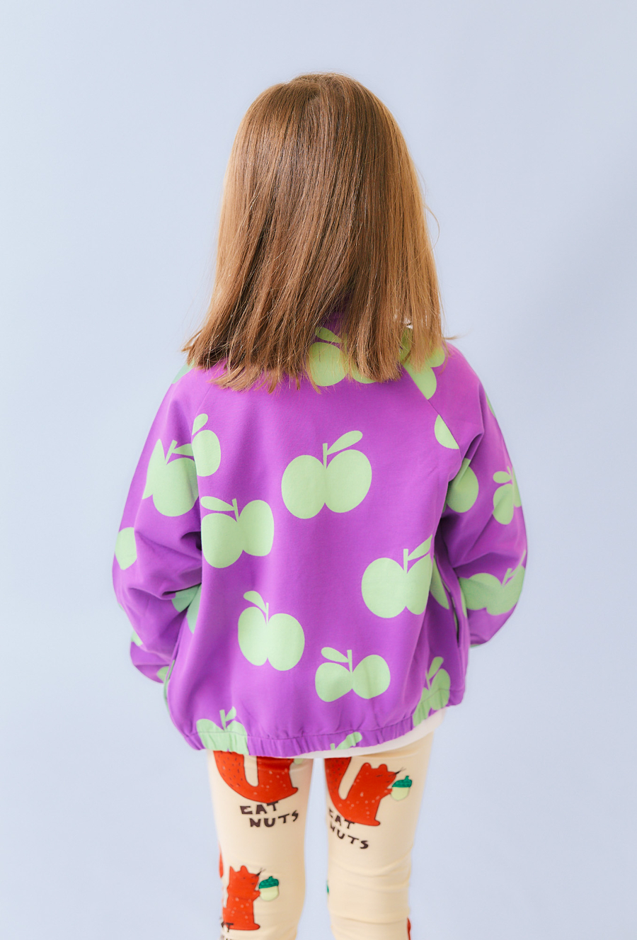 Bluza dziewczęca z jabłuszkami. rozpinana - Limited Edition